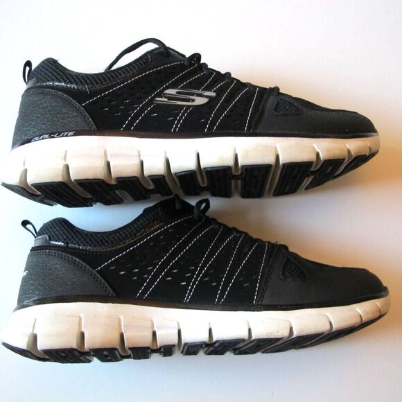Skechers Women's Synergy Look Book Size 10 Black Running Shoes Sneakers SN11963S - Picture 4 of 12